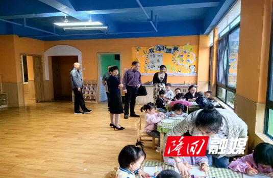 隆回县开展普惠性托育项目申报业务指导(图1)