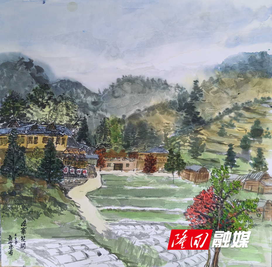 花瑶花开  彩墨 50cm×50cm.jpg