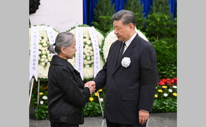 许其亮同志遗体在京火化 习近平等到八宝山革命公墓送别