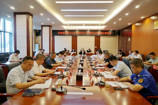 武陵源区召开重点生态环境保护工作暨两违问题整改推进会