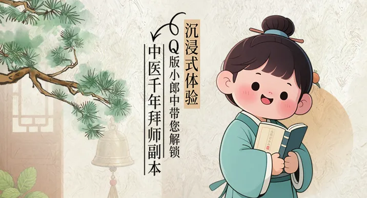 图解 | Q版小郎中带您解锁中医千年拜师副本