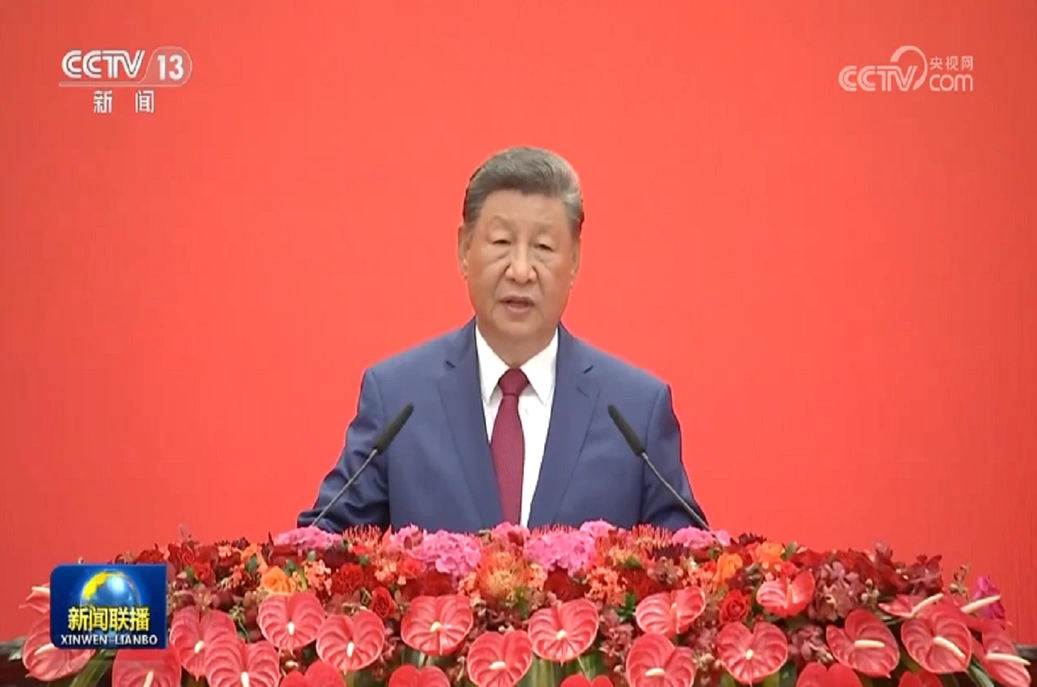 纪念中国人民抗日战争暨世界反法西斯战争胜利80周年招待会在京隆重举行 习近平发表重要讲话