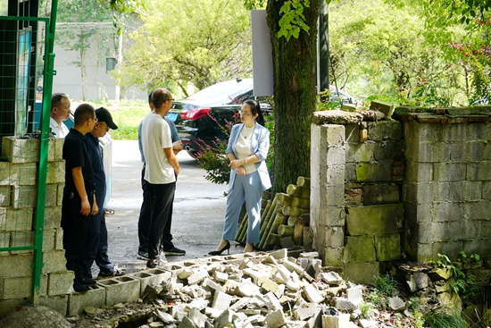 吴俞萍实地督导溶洞排查整治工作
