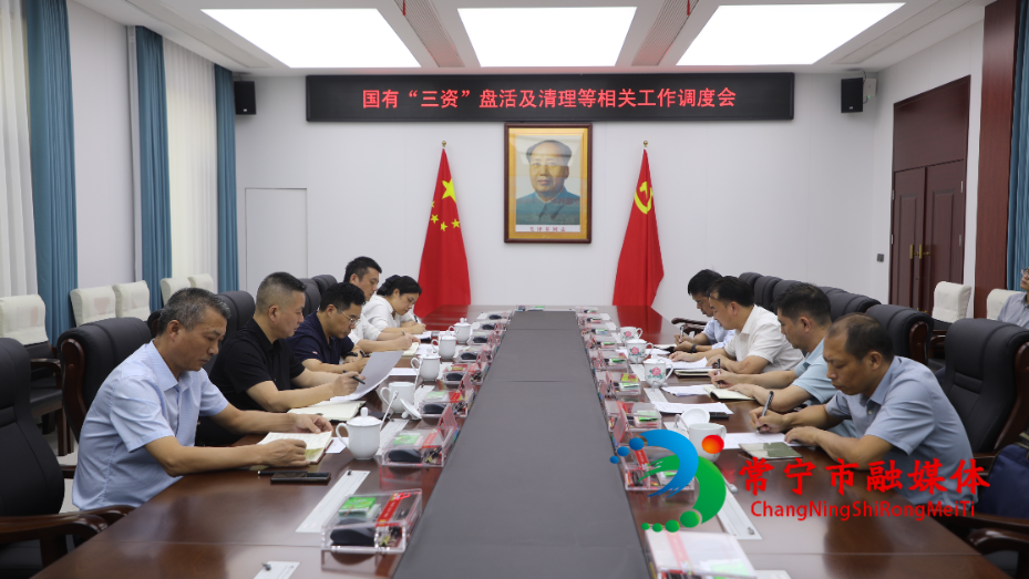 罗卫华调度国有“三资”盘活及清理工作 高效规范推进 确保各项任务目标如期圆满完成.jpg