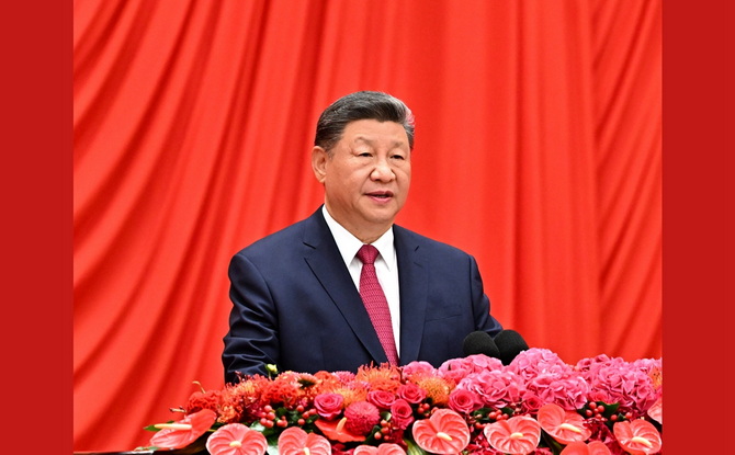 庆祝中华人民共和国成立76周年招待会在京举行 习近平发表重要讲话