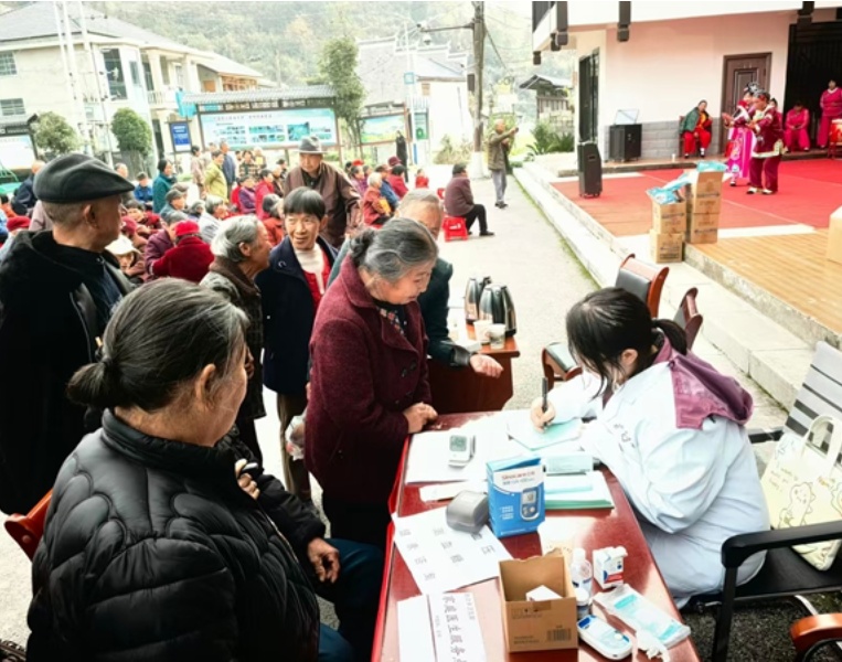 协合乡卫生院开展老年人义诊活动