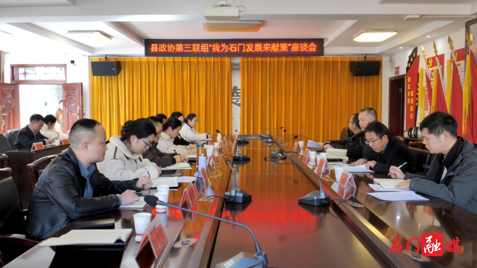 石门县政协第三联组召开“我为石门发展来献策”座谈会1.png