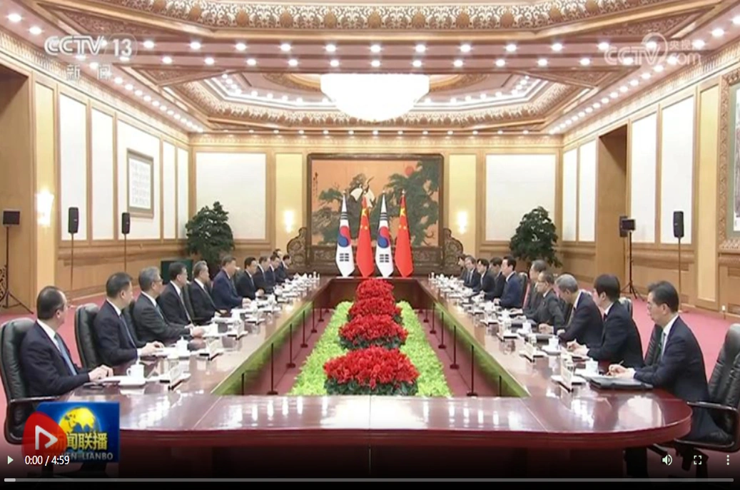 习近平同韩国总统李在明举行会谈