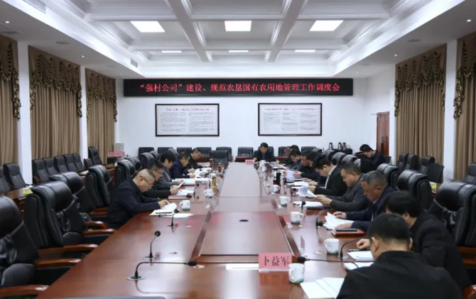 我区召开“强村公司”建设、规范农垦国有农用地管理工作调度会