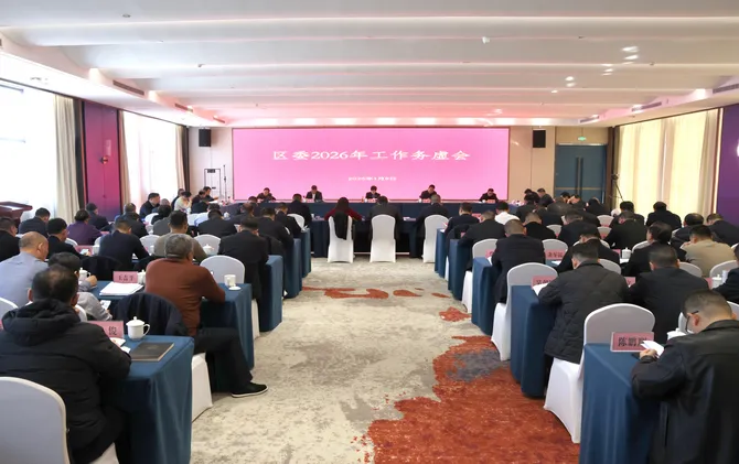 雷欣主持召开区委2026年工作务虚会