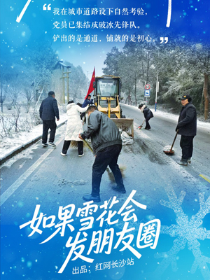 海报 | 如果雪花会发朋友圈