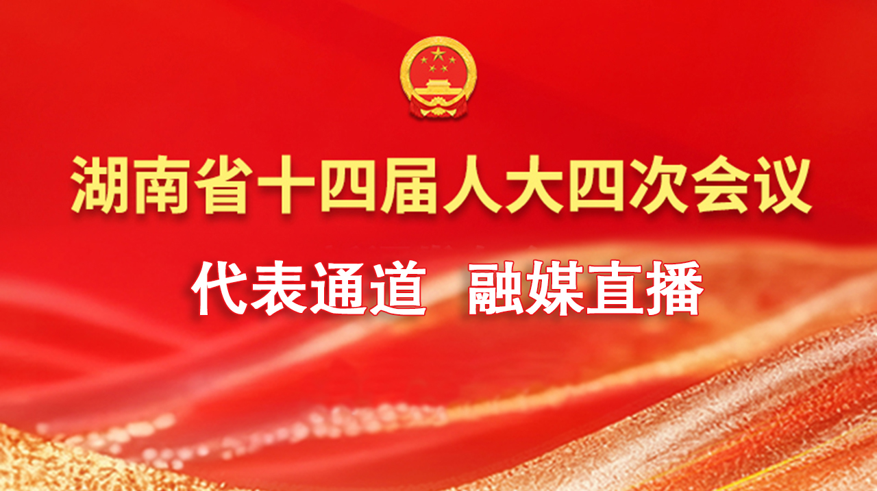 直播｜湖南省十四届人大四次会议第一场“代表通道”