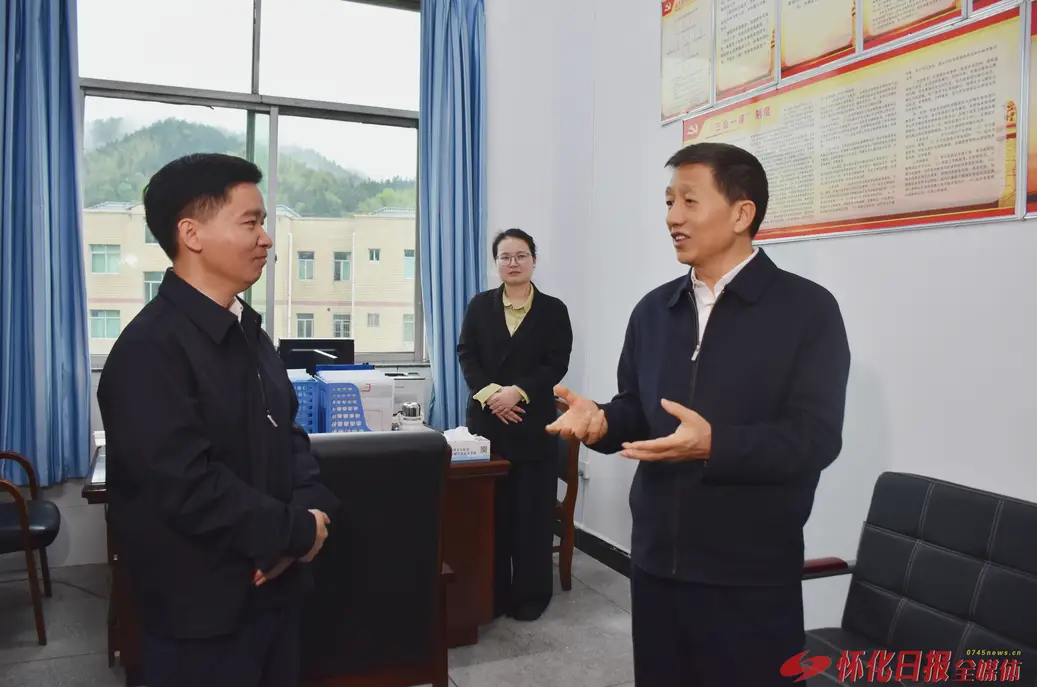 许忠建在洪江市调研