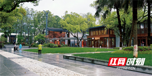 辛追娭毑的门口，变成了一座公园