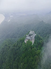 烟雨昭山