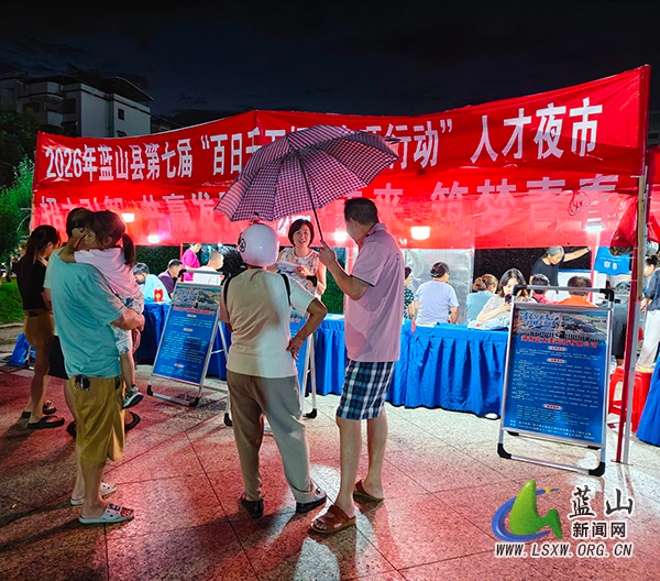 蓝山:夜市招聘会火热“开摊” 遛弯儿还能顺便找工作.jpg 蓝山:夜市招聘会火热“开摊” 遛弯儿还能顺便找工作.jpg