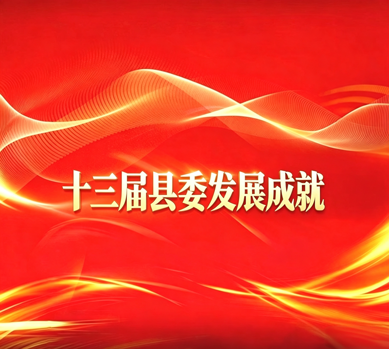 十三届县委发展成就
